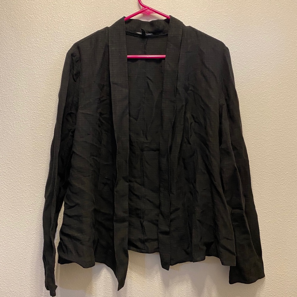 Eileen Fisher Linen Blend Cardigan